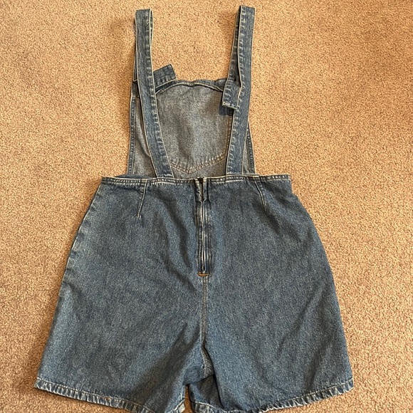 Short/ skort denim overalls - Picture 2 of 6